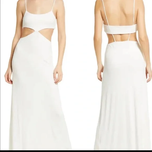 Free People White Cutout Dress - Picture 2 of 2